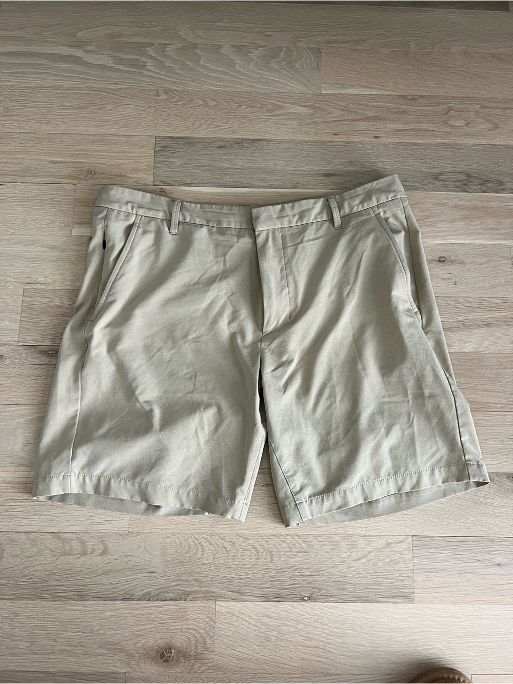 all in motion Khaki Flat-Front Men's Shorts